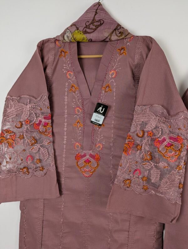 Cotton embroidered dress BAMD51-3PCS