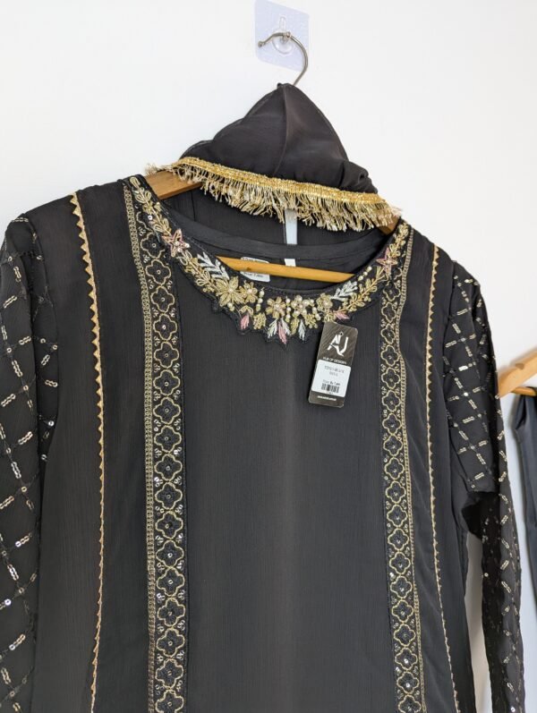 Chiffon Maxi FZN213-BLACK