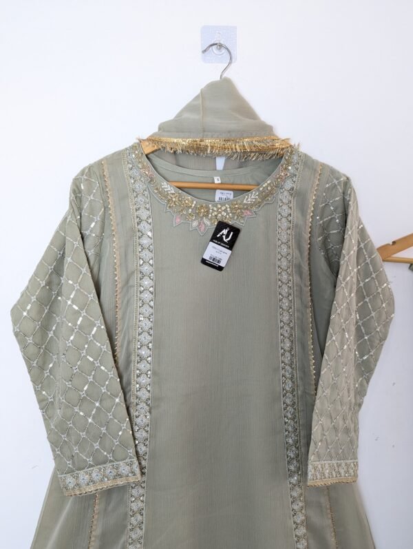 Chiffon Maxi FZN213-Light green