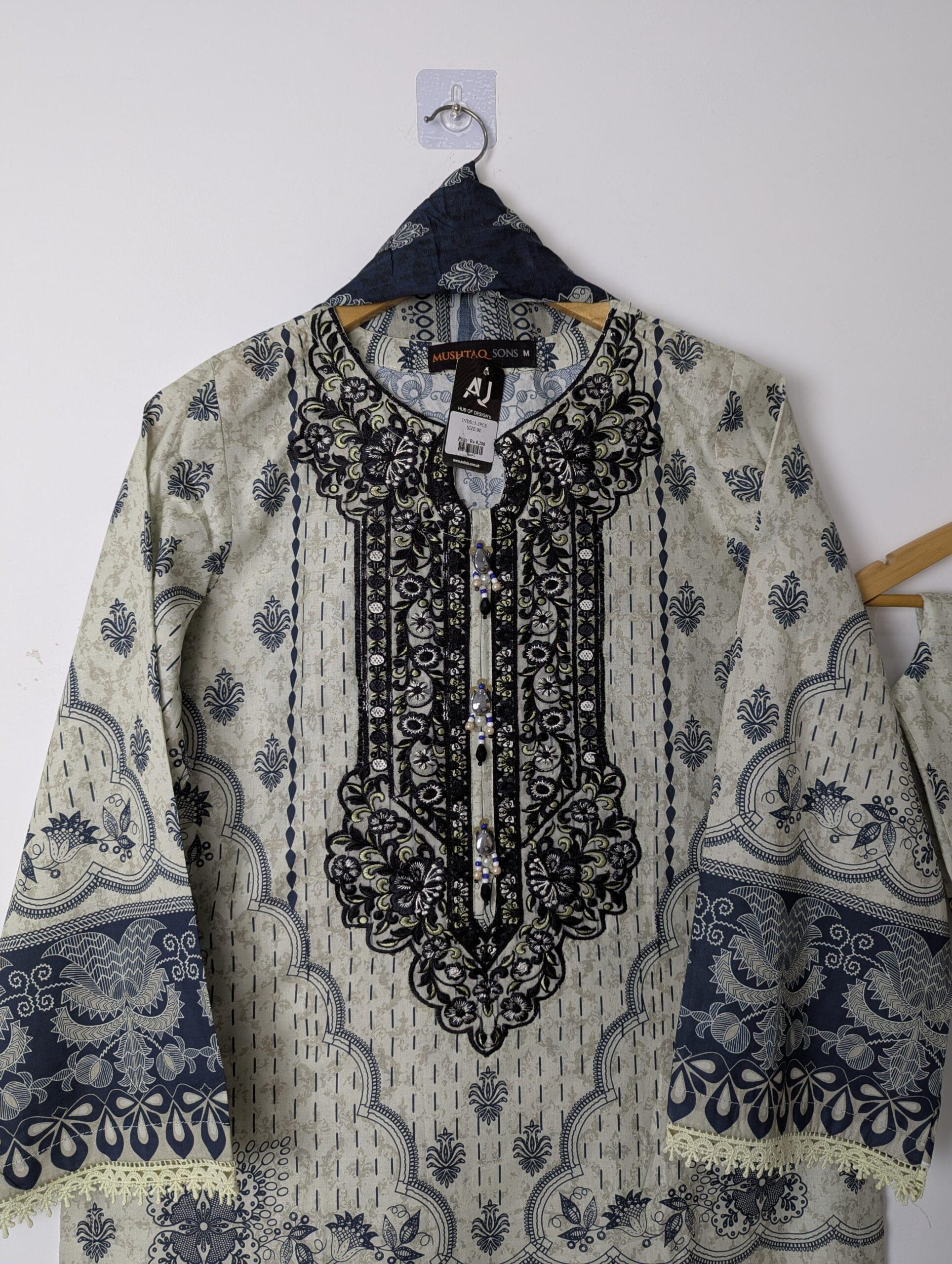 Premium lawn |RTW|-INDS15-3PCS